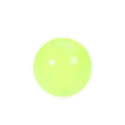 Aramat Jewels los piercing balletje van 6mm in lichtgroen acryl, geschikt voor 1.6mm staafjes.