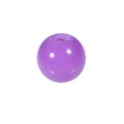 Paars acryl piercing balletje van 5mm voor 1.6mm schroefdraad van Aramat Jewels, ideaal voor tong- of navelpiercings.