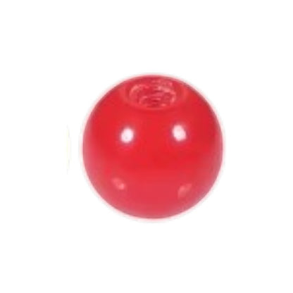 Rood Aramat Jewels piercing balletje van 5mm gemaakt van hypoallergeen acryl voor 1.6mm schroefdraad