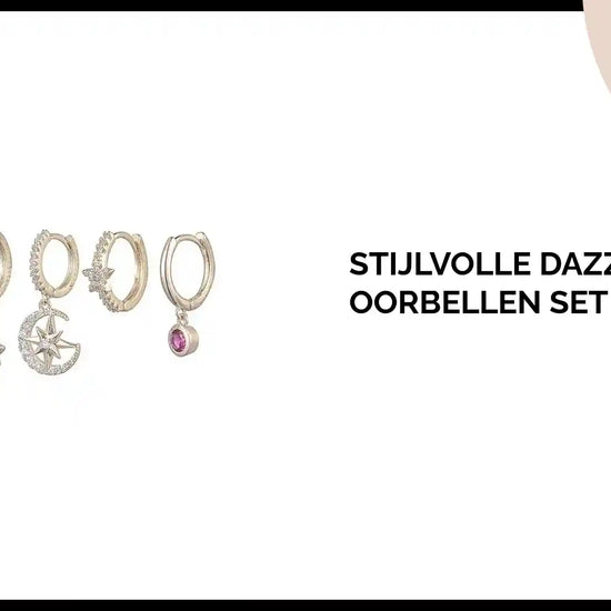 Stijlvolle Dazzly Ears Oorbellen Set by@Outfy