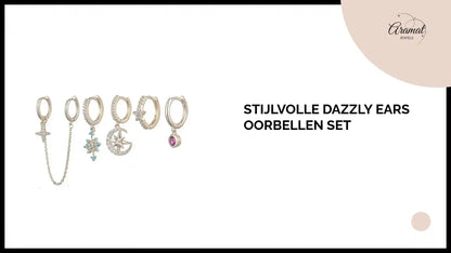 Stijlvolle Dazzly Ears Oorbellen Set by@Outfy