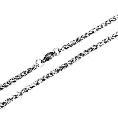 Vossenstaart Halsketting RVS 100 cm – 3 mm - Aramat Jewels - Halskettingen - cadeautip
