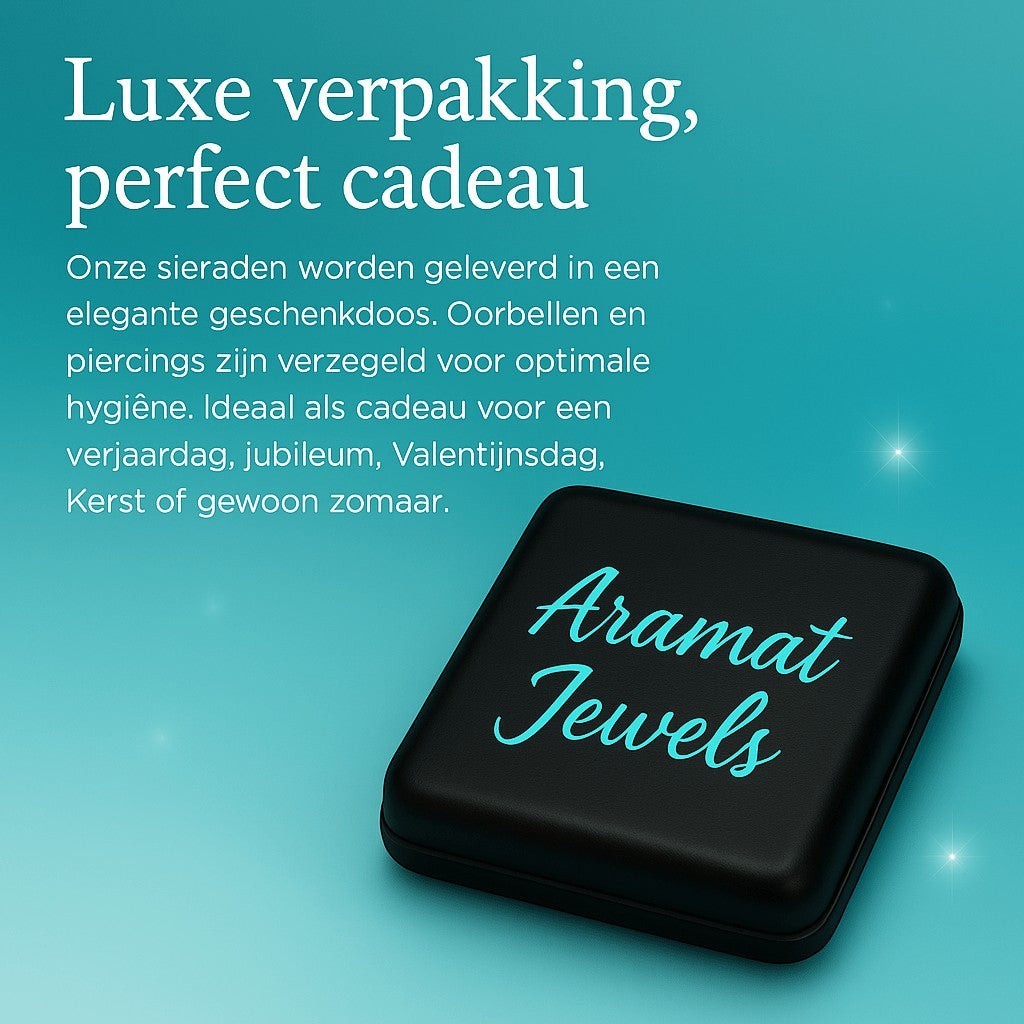 Zilverkleurige RVS Oorstekers Geboortesteen Juli - Rood/Oranje - 4 mm - Aramat Jewels - Oorbellen - cadeautip